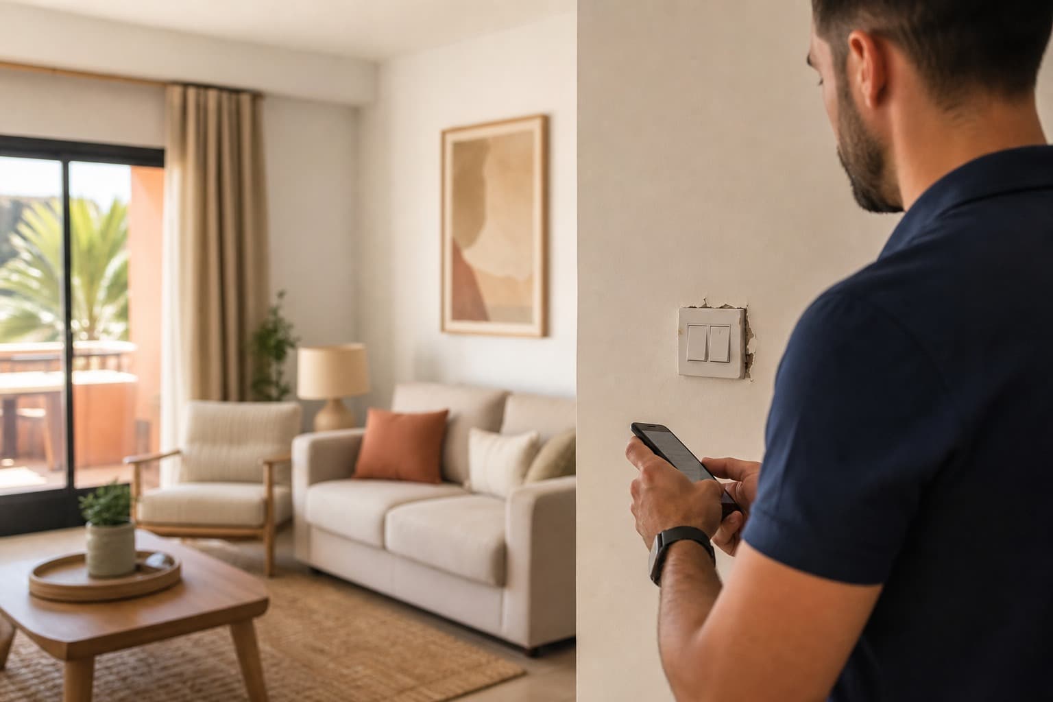 Inspection d'un incident dans un logement